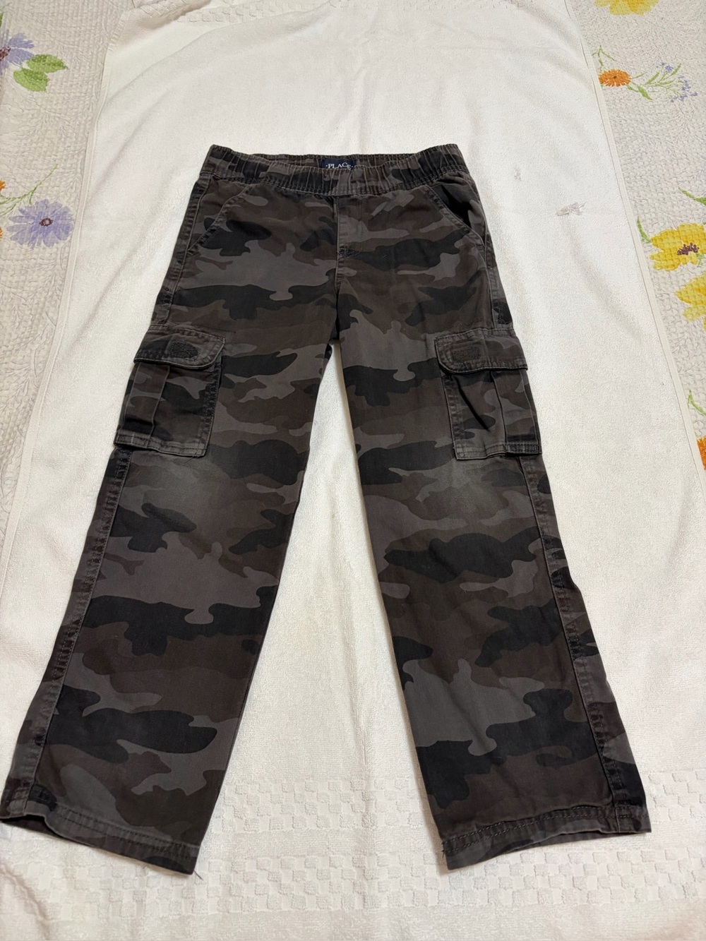 Place Kids Black Elastic Waist pants (32)